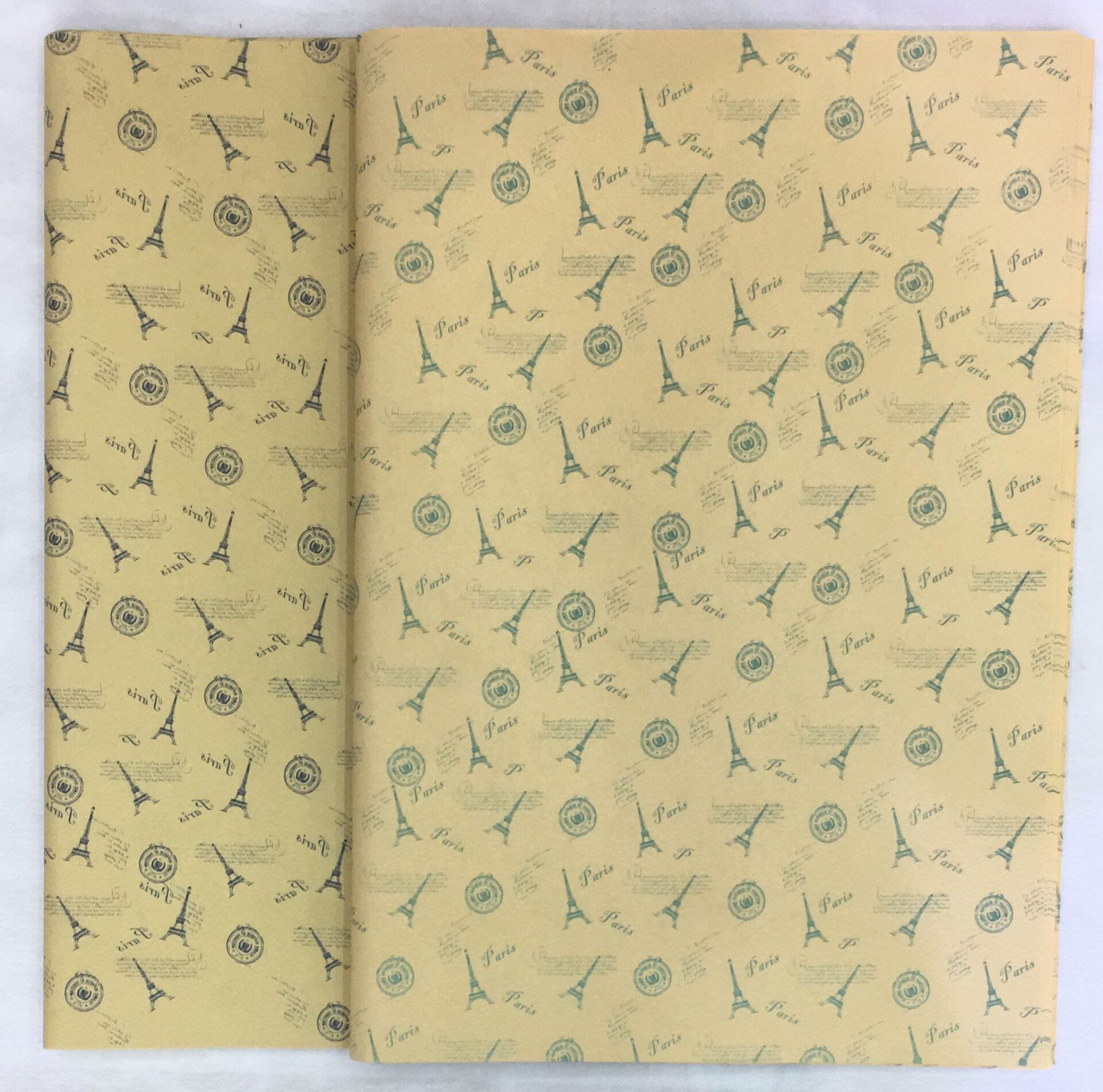 BUKETLİK KRAFT KAĞIT 50*70 PARİS BASKILI  45 Lİ PK