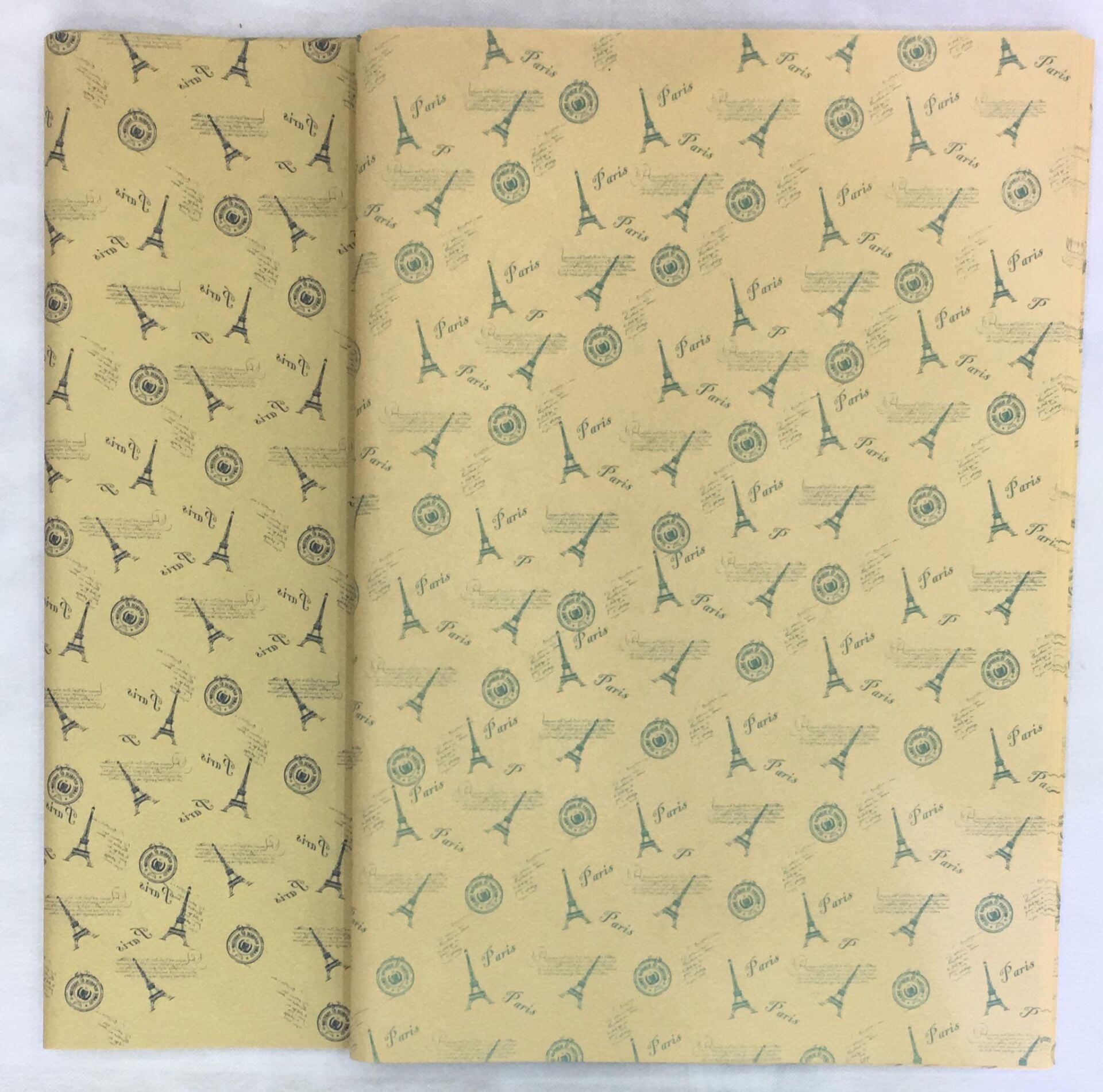 BUKETLİK KRAFT KAĞIT 50*70 PARİS BASKILI  45 Lİ PK