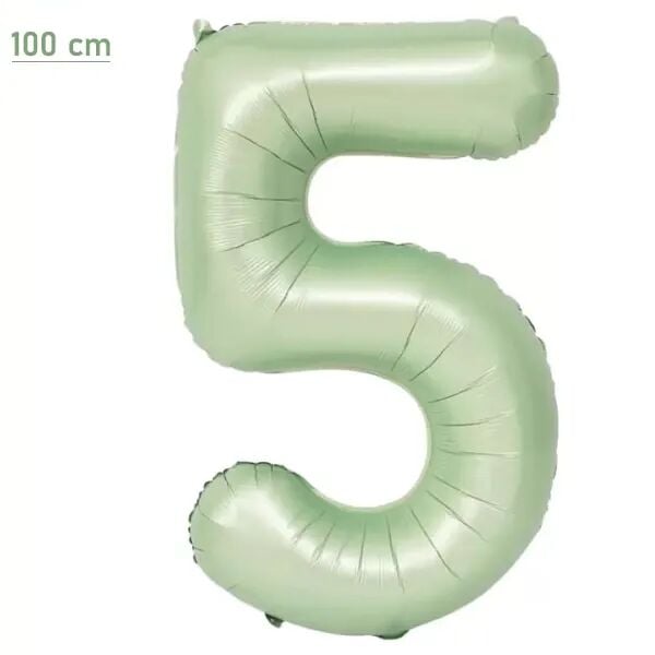 BALON FOLYO 40'' RAKAM SU YEŞİLİ 5