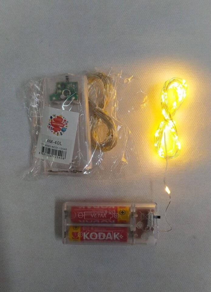 IŞIK PERİ LED 4M 40 AMPUL FONKSYONLU GÜNIŞIĞI