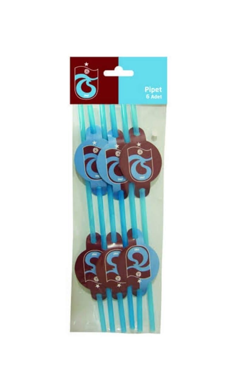 PİPET PLASTİK KARTONLU LİSANSLI 6 LI TRABZONSPOR