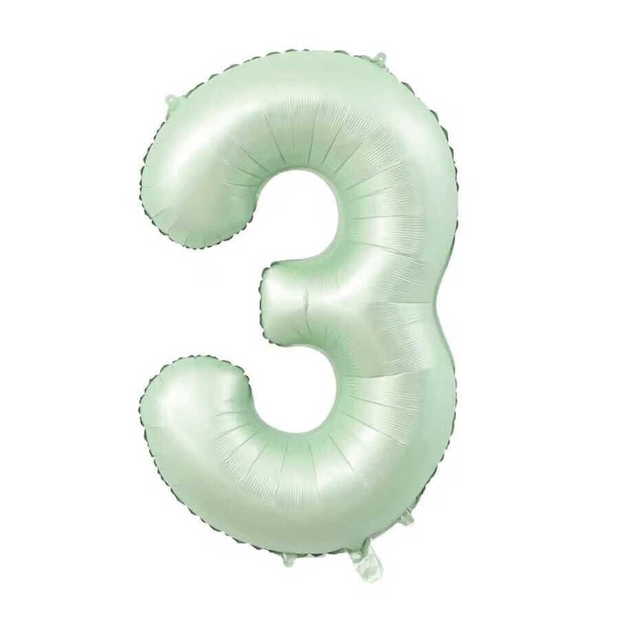 BALON FOLYO 40'' RAKAM SU YEŞİLİ 3