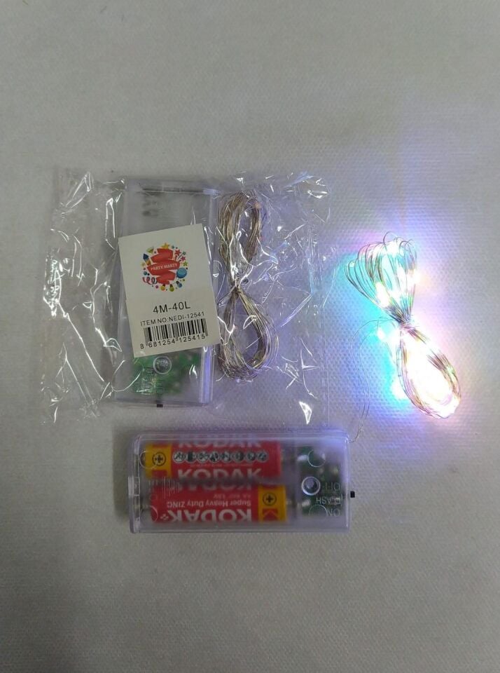 IŞIK PERİ LED 4M 40 AMPUL FONKSYONLU GÖKKÜŞAĞI