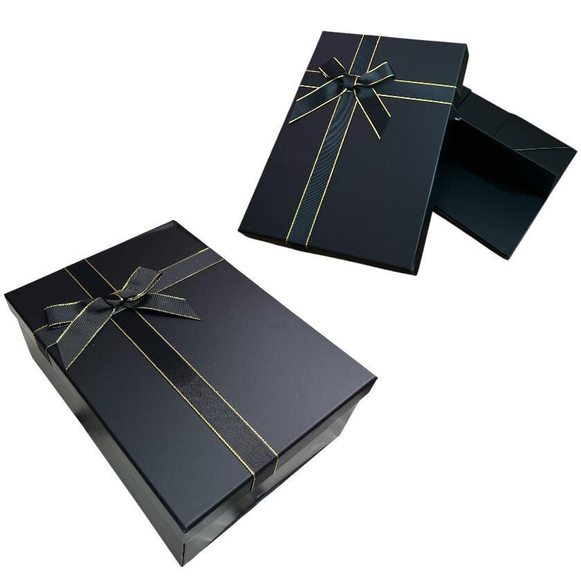 FİYONK  KUTU TEKLİ KATLAMALI  22*17*8,5 SİYAH