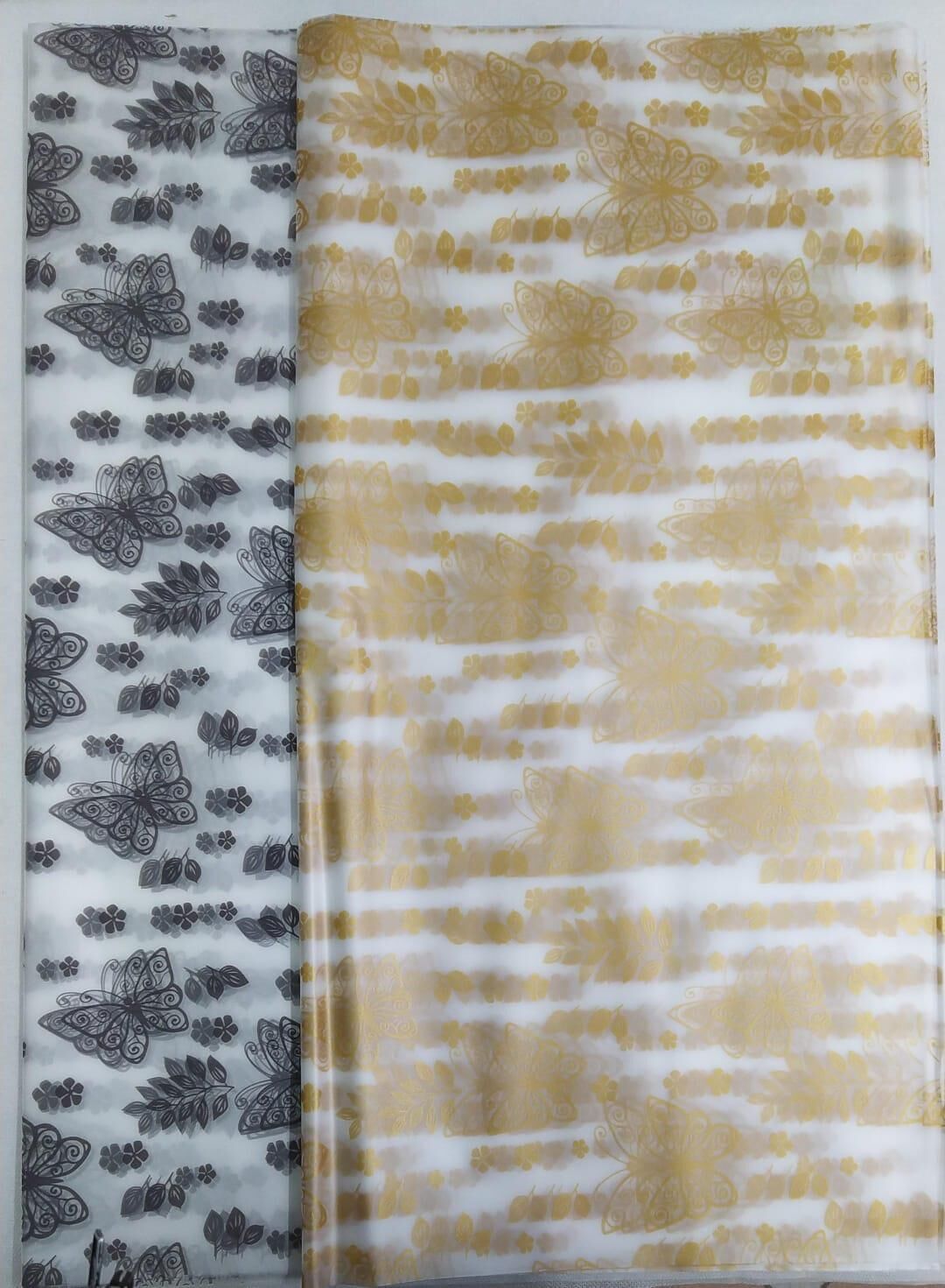 BUKETLİK PP ŞEFFAF KELEBEK K.RENKLİ 58*58 20 Lİ PK