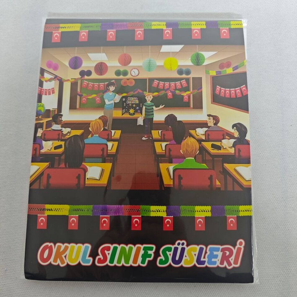 KAĞIT UZAR SÜS OKUL SINIF SÜSLERİ