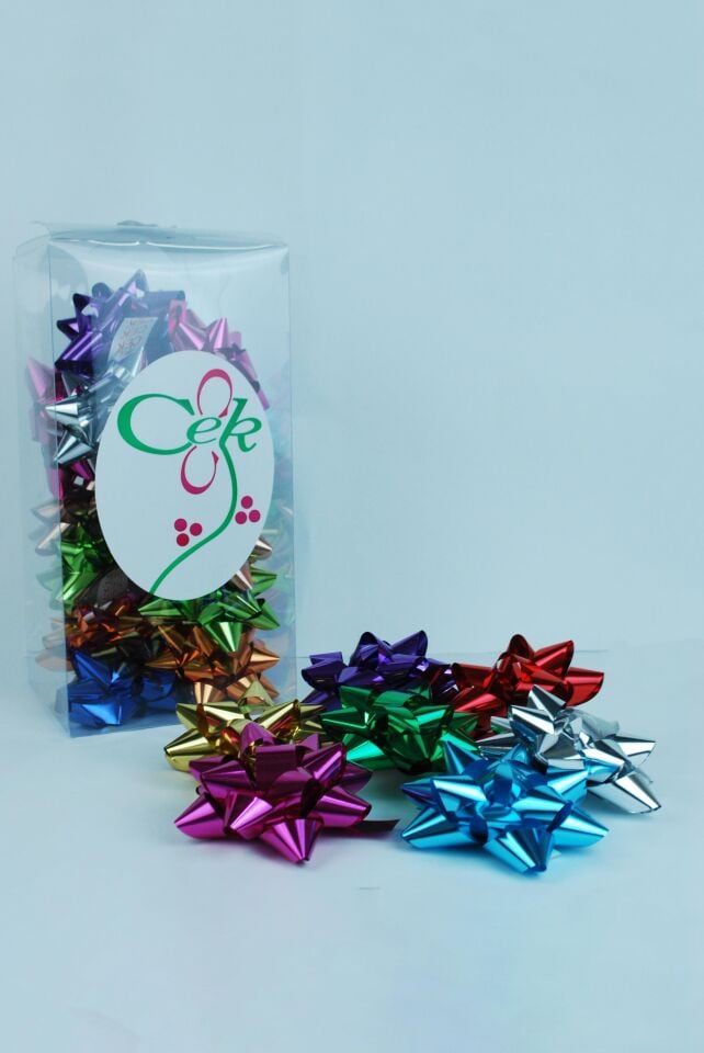 CEK YILDIZ KUTULU NO:5  METALİK 24'LÜ