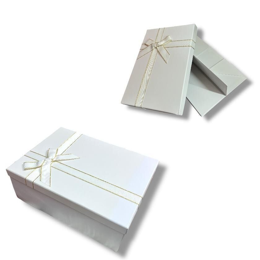 FİYONK KUTU TEKLİ KATLAMALI  29*22*10,5 BEYAZ