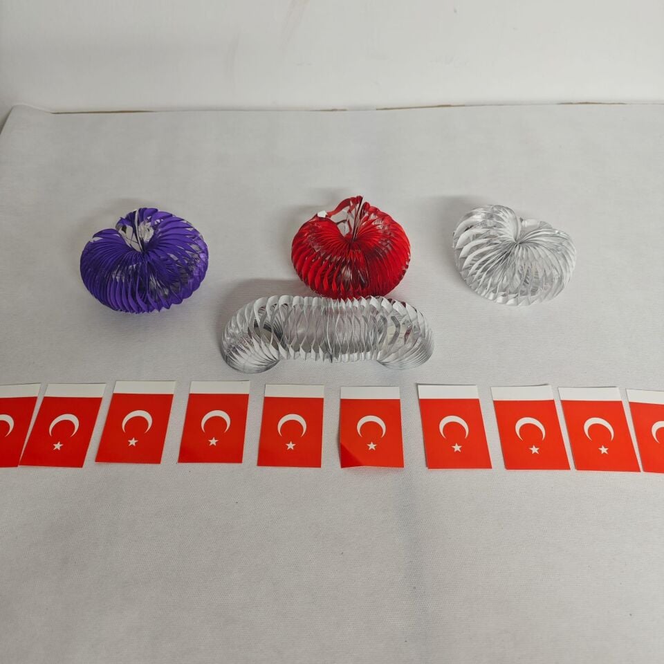 KAĞIT UZAR SÜS BAYRAKLI KÜÇÜK(12 AD.BAYRAK 4 AD.SÜ