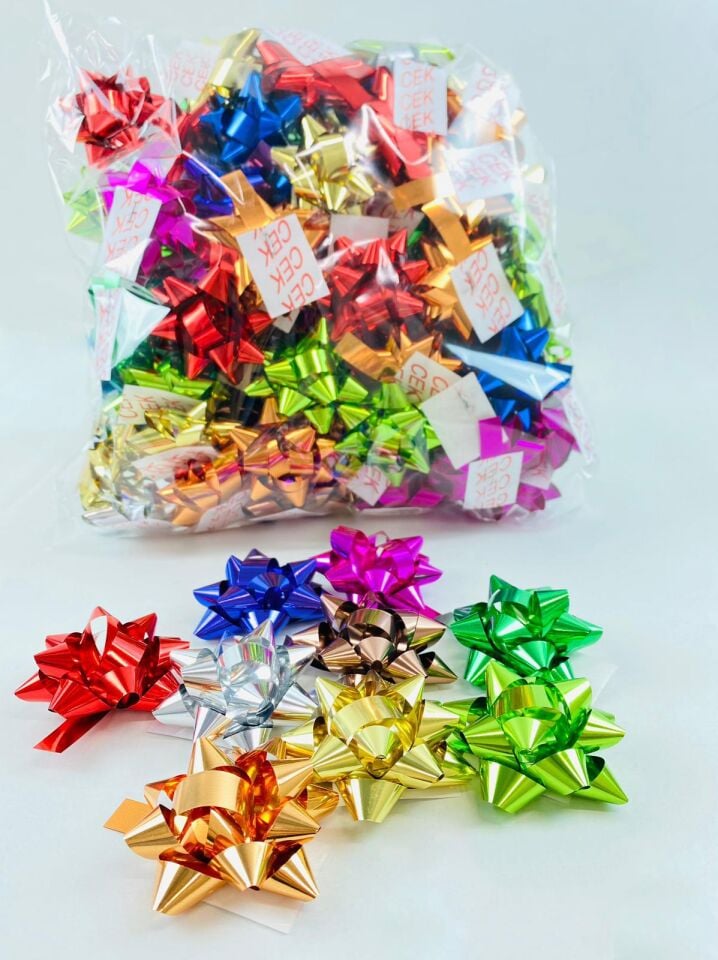 CEK YILDIZ POŞET NO:2 METALİK PARLAK 100'LÜ