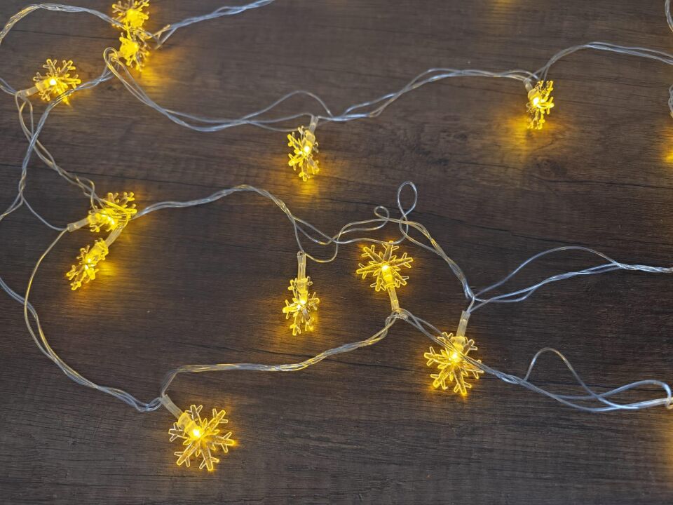 KARNAVAL IŞIK LED KAR TANESİ 3 MT 20 AMPUL