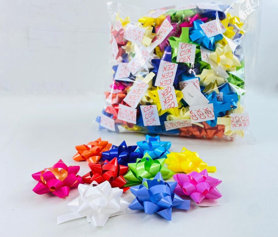 CEK YILDIZ POŞET NO:2 PLAYN 100'LÜ KARIŞIK