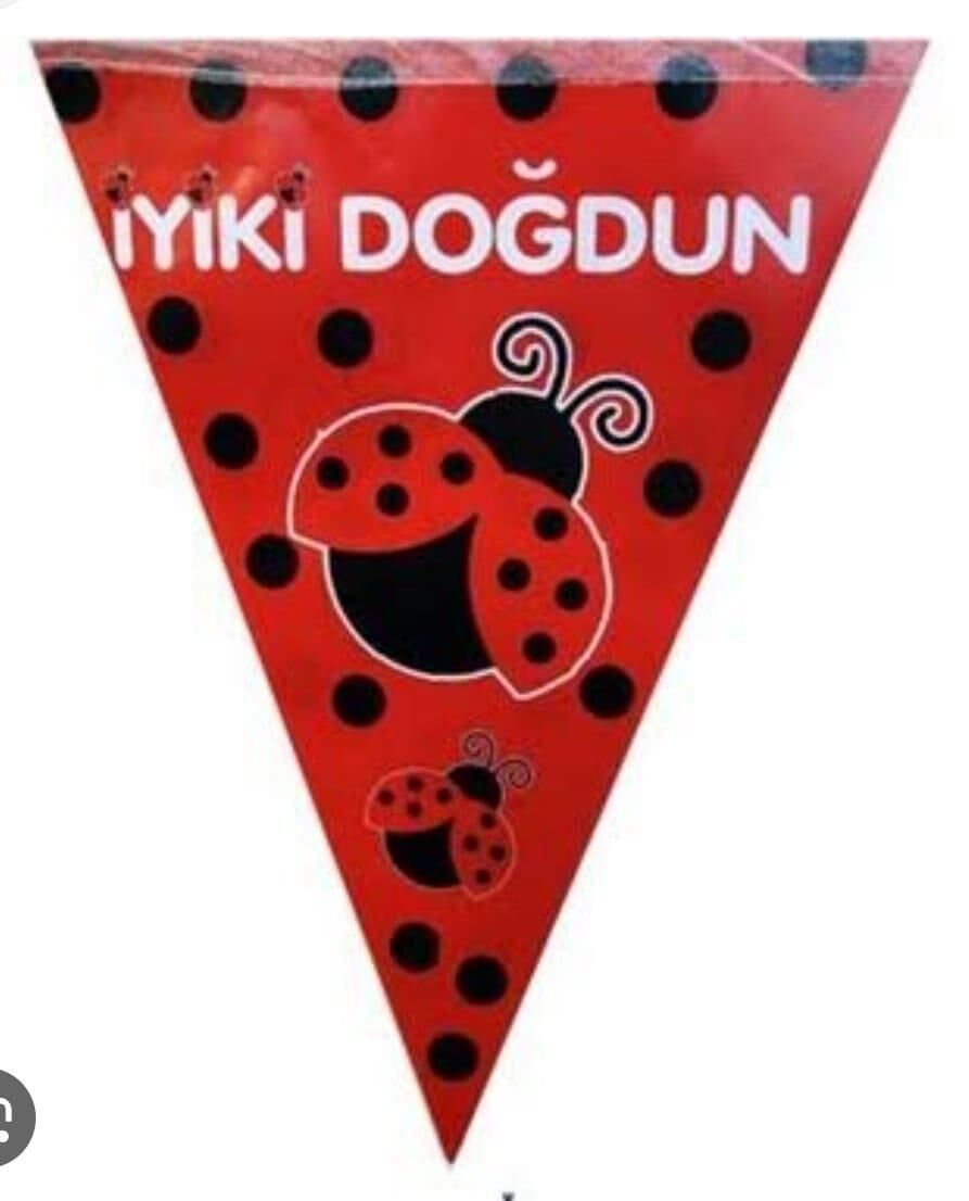 FLAMA ÜÇGEN UĞUR BÖCEKLİ İYİKİ DOĞDUN