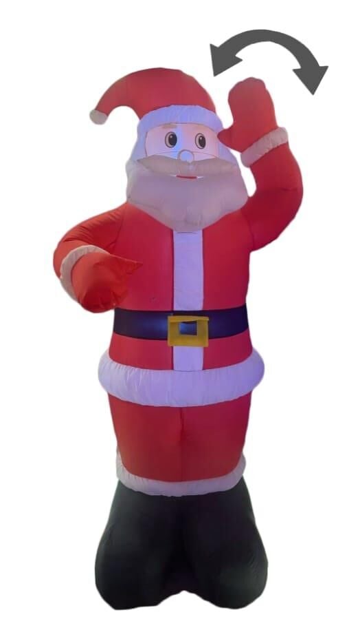 NOEL DEKORASYON  ŞİŞME NOEL BABA IŞIKLI 2 MT