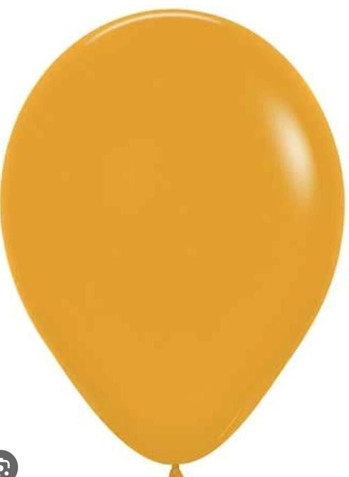 BALON 12'' DÜZ RENK AMBER 100'LÜ KALİSAN