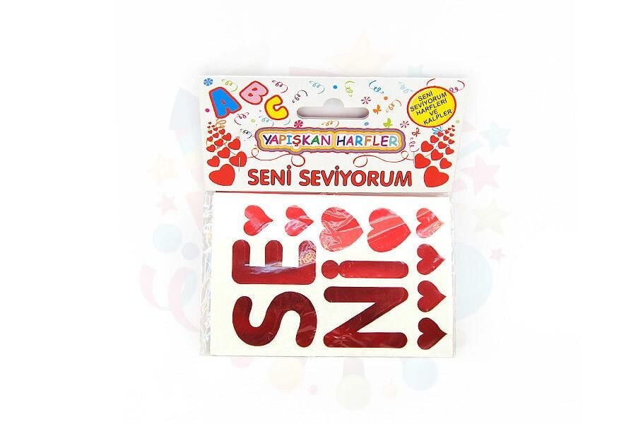 YAPIŞKANLI HARF METALİK S.S-İ.D-H.B KARMA