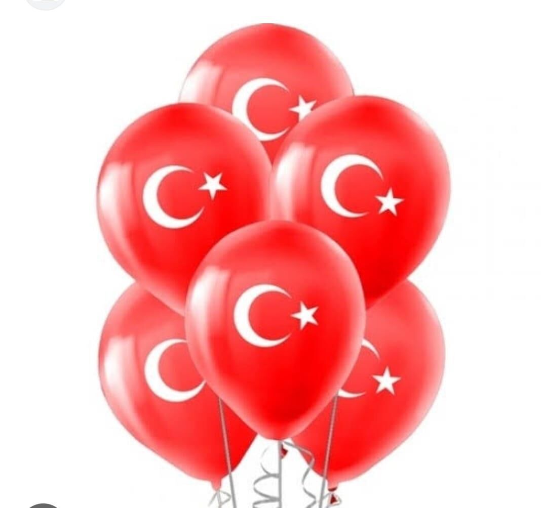 BALON BASKILI  AYYILDIZ 100'LÜ KALİSAN