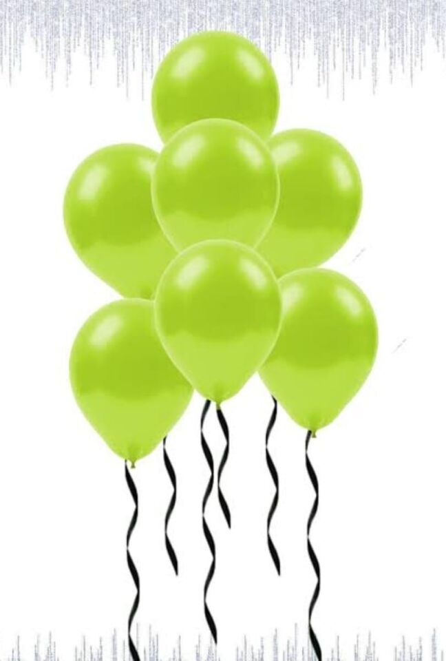 BALON 12'' DÜZ RENK A.YEŞİL 100'LÜ KALİSAN