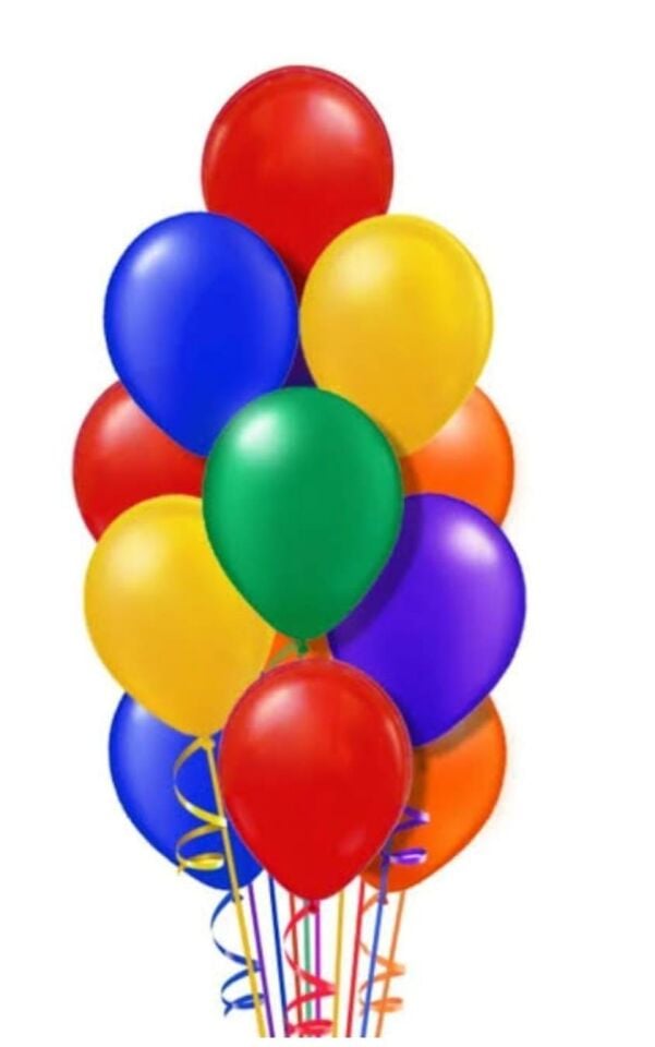 BALON 9'' İÇ MEKAN KARISIK  100'LÜ