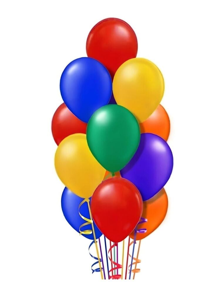BALON 9'' İÇ MEKAN KARISIK  100'LÜ