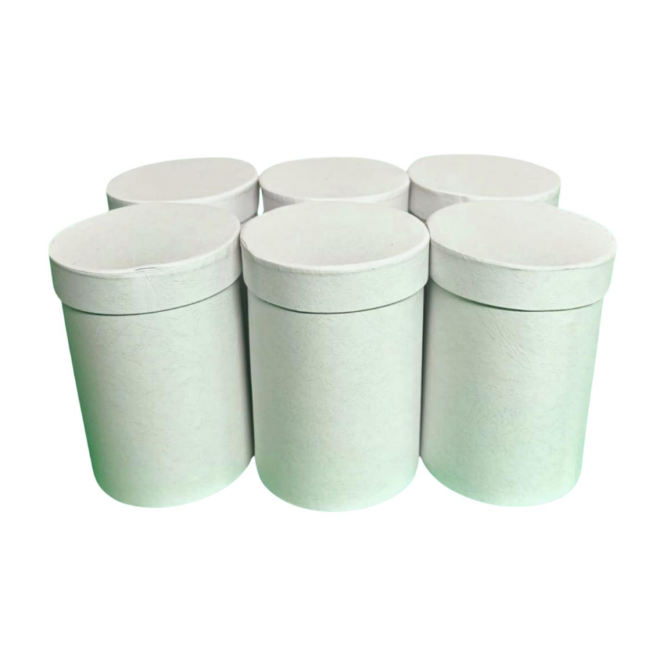 KUTU SİLİNDİR BEYAZ TEKLİ