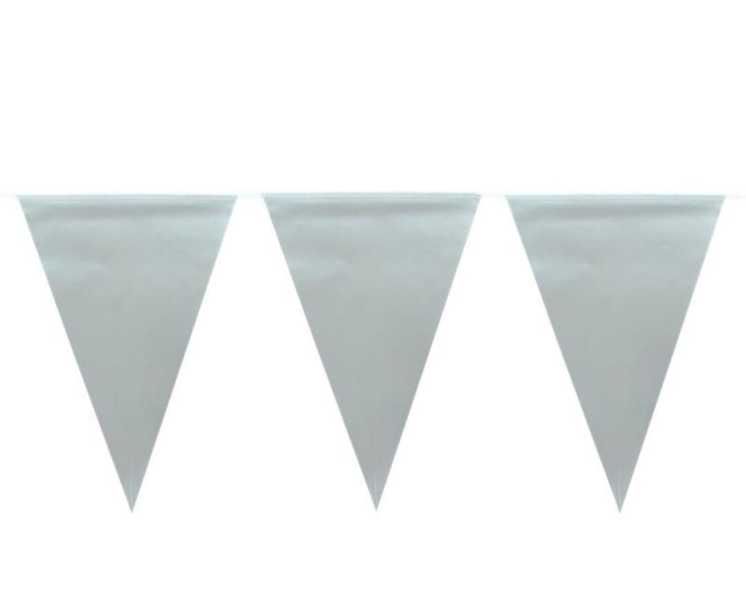 FLAMA ÜÇGEN TEMALI DÜZ GÜMÜŞ