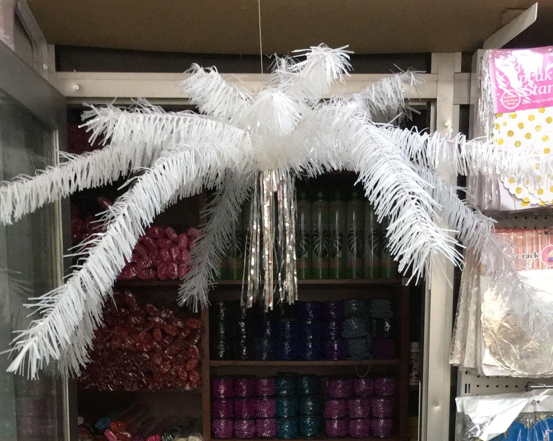 AVİZE SÜS PALMİYE BÜYÜK BEYAZ