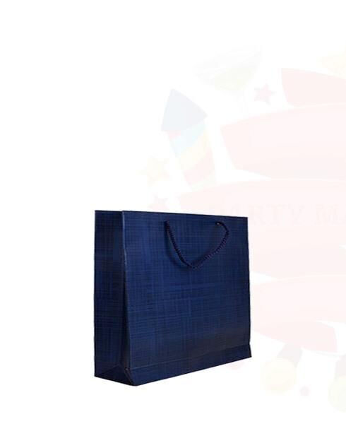 ÇANTA KARTON SELOFANLI 10*10 LACİVERT 50'Lİ