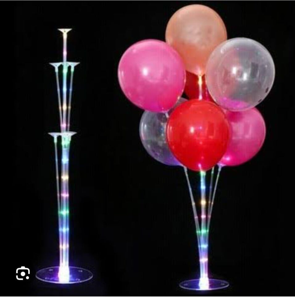 BALON STANDI AYAKLI 7 Lİ LED IŞIKLI