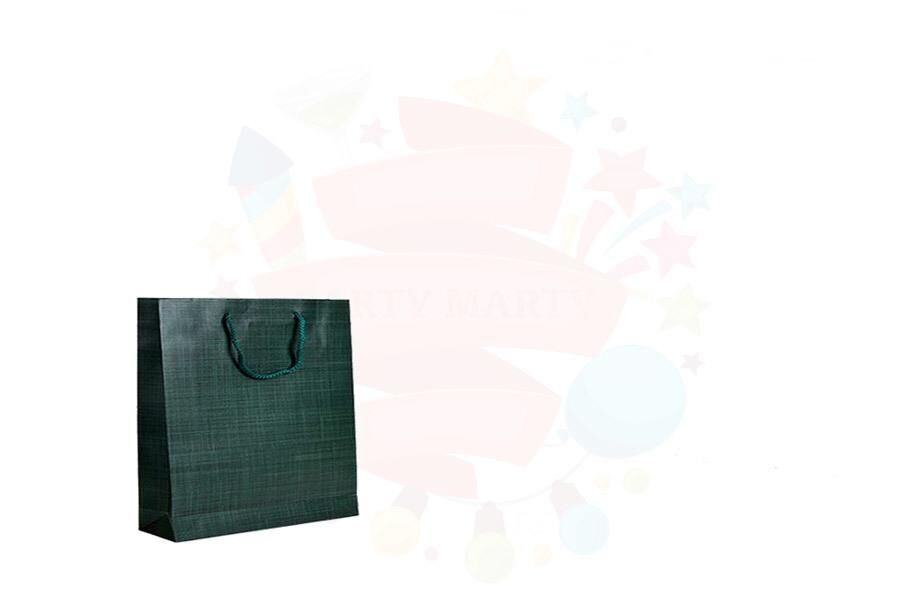 ÇANTA KARTON SELOFANLI 10*10 YEŞİL 50'Lİ