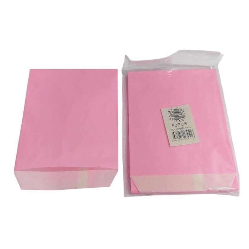 İTHAL ZARF POŞET 13*18 PEMBE 50 LI