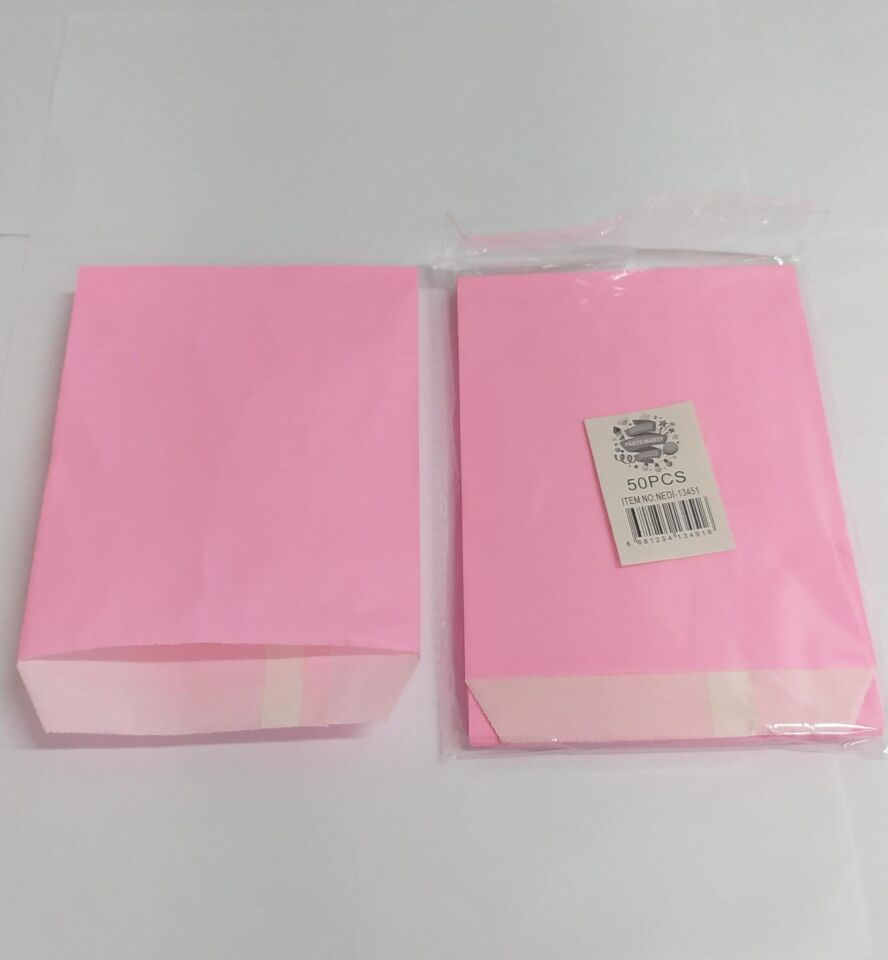İTHAL ZARF POŞET 13*18 PEMBE 50 LI