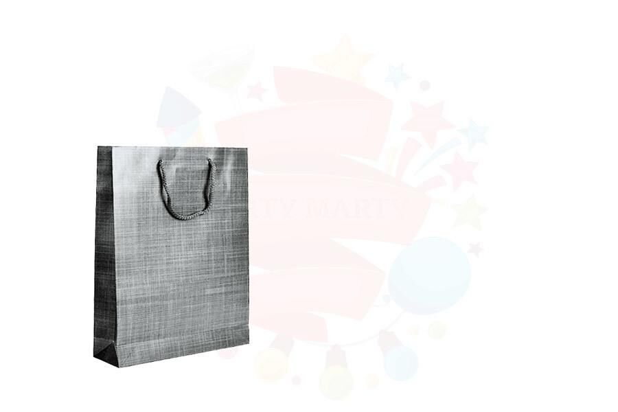 ÇANTA KARTON SELOFANLI 12*17 GÜMÜŞ 25'Lİ