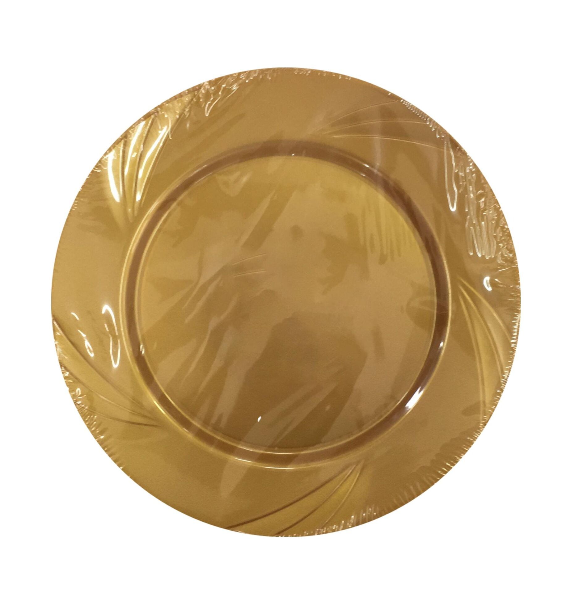 TABAK PLASTİK KRİSTAL ALTIN 6 LI