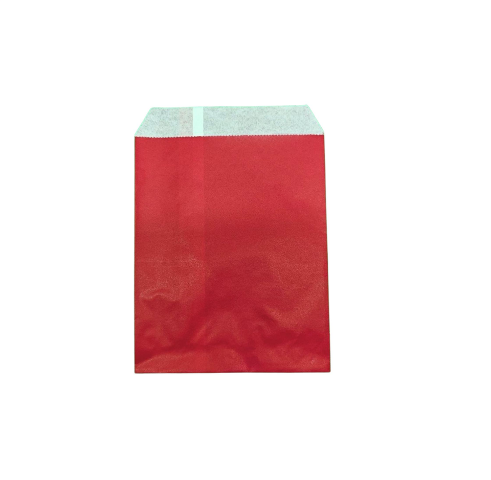 İTHAL ZARF POŞET 13*18 KIRMIZI 50 LI