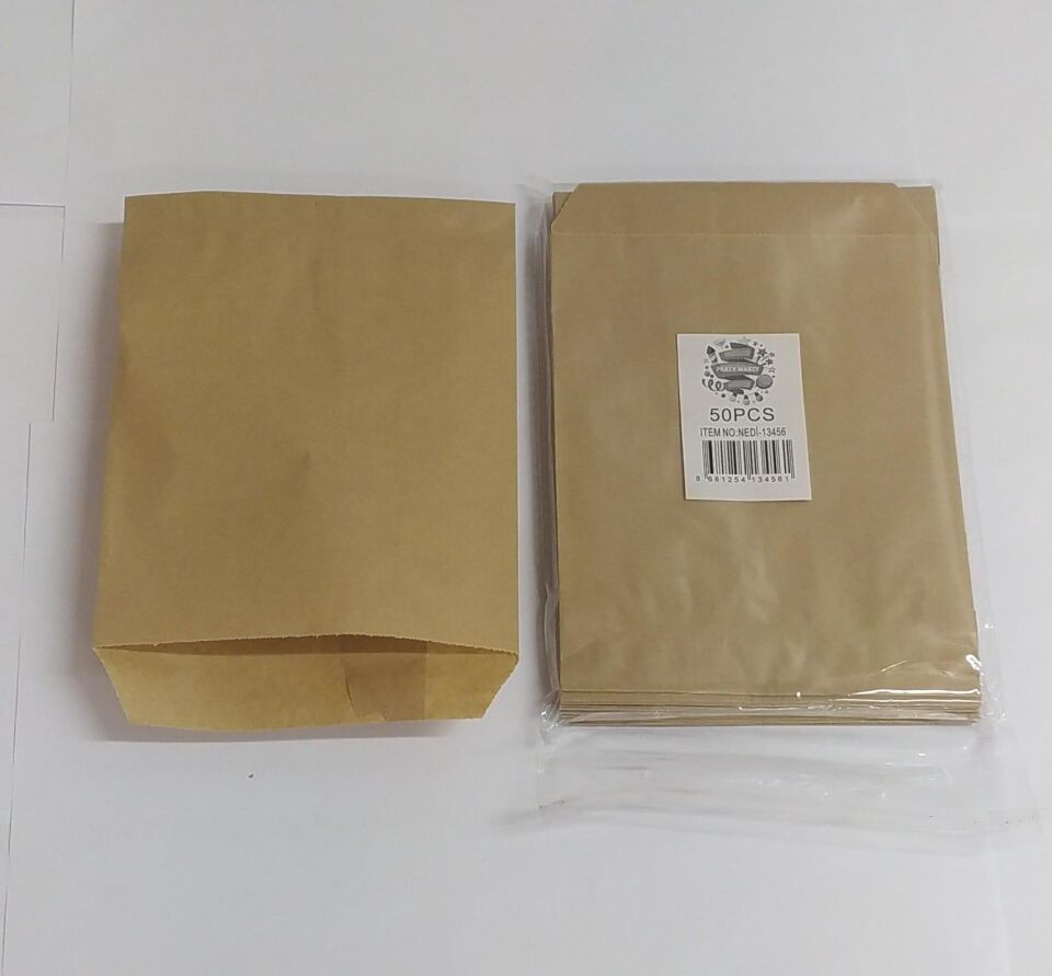 İTHAL ZARF POŞET 13*18 KRAFT 50 LI