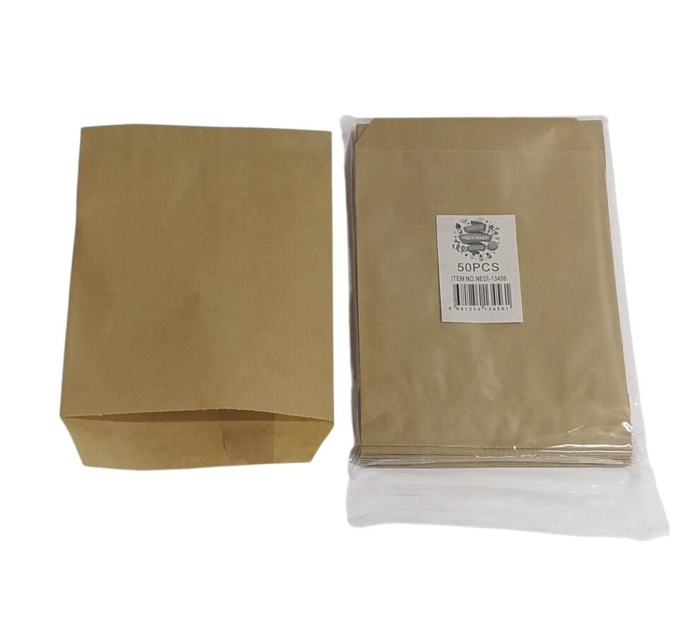 İTHAL ZARF POŞET 13*18 KRAFT 50 LI