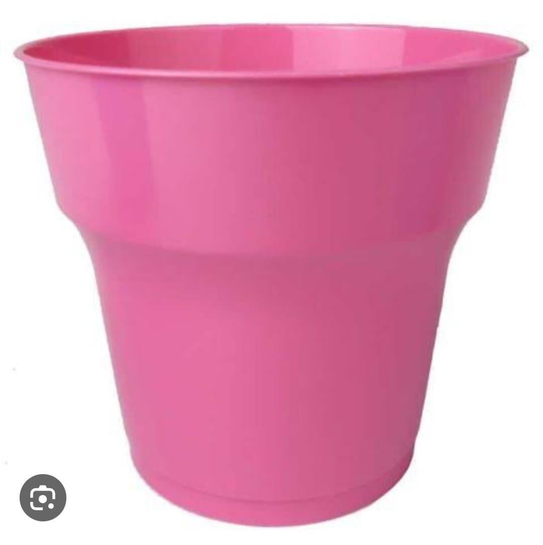BARDAK PLASTİK KRİSTAL PEMBE 10 LU