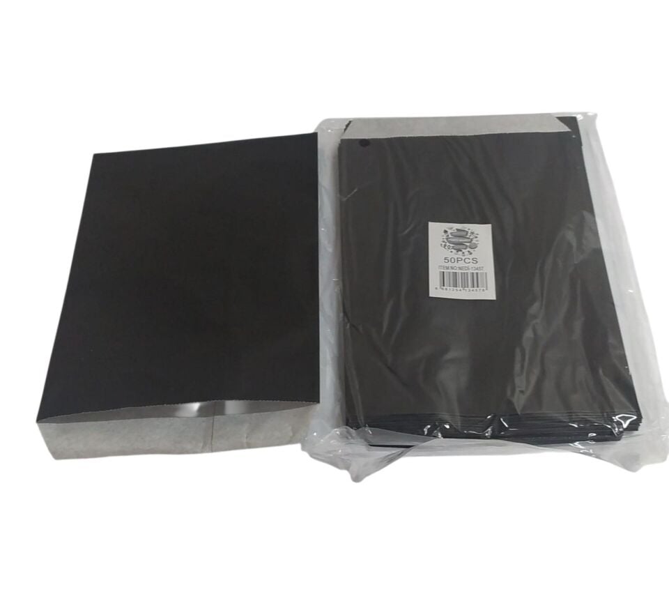 İTHAL ZARF POŞET 16*24 SİYAH 50 LI