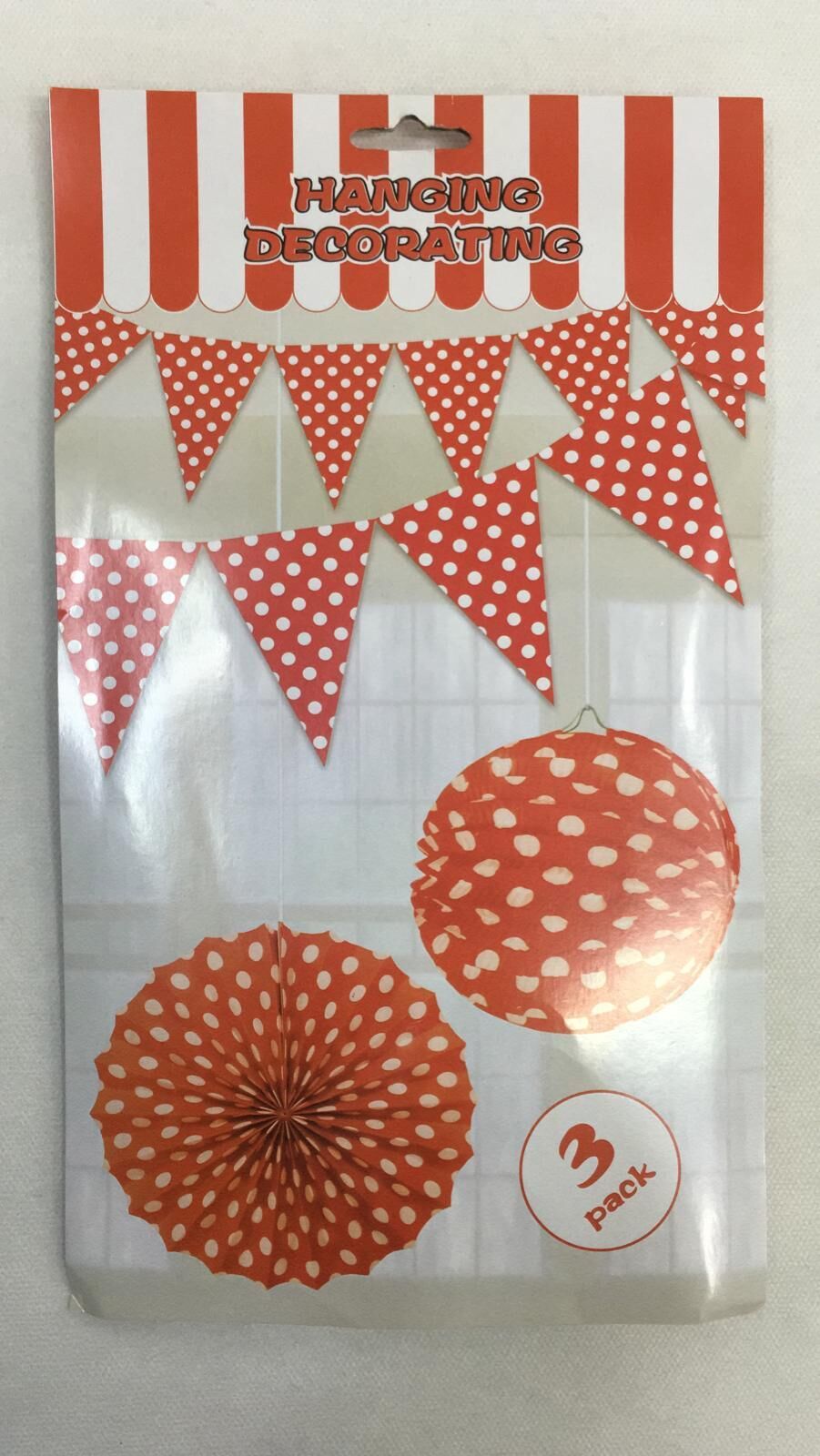 KAĞIT SÜS SET PUANLI FLAMA FENER ÇARK SÜS KIRMIZI