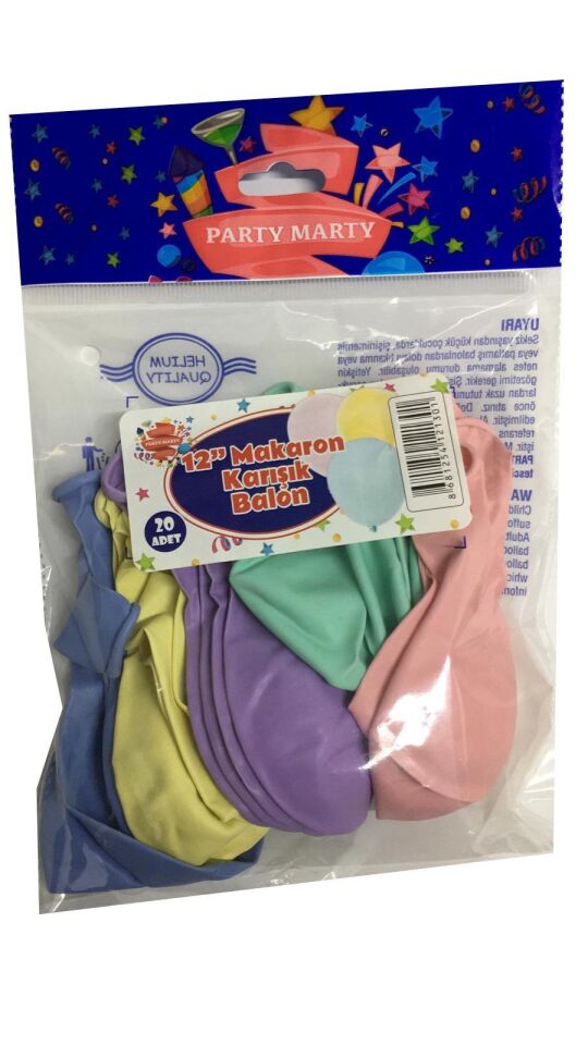 BALON PERAKENDE MAKARON KARIŞIK 20 Lİ