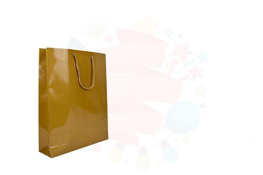 ÇANTA KARTON SELOFANLI 17*26 ALTIN 25'Lİ