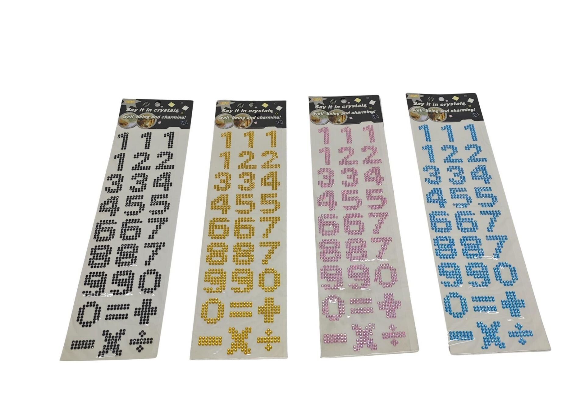 STICKER TAŞLI  RAKKAMLAR