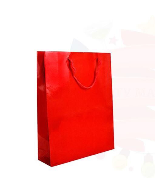 ÇANTA KARTON SELOFANLI 17*26 KIRMIZI 25'Lİ