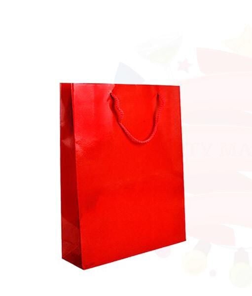 ÇANTA KARTON SELOFANLI 17*26 KIRMIZI 25'Lİ