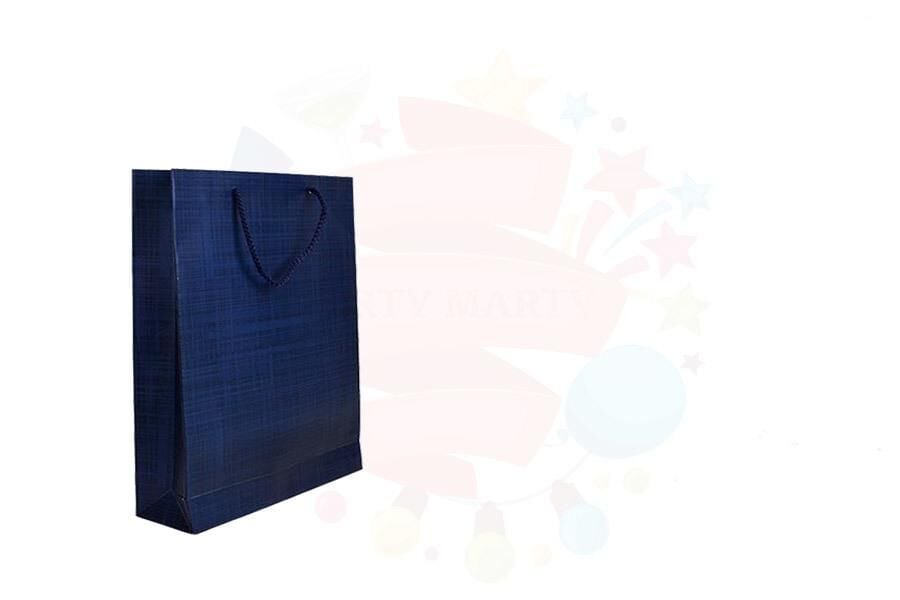 ÇANTA KARTON SELOFANLI 17*26 LACİVERT 25'Lİ