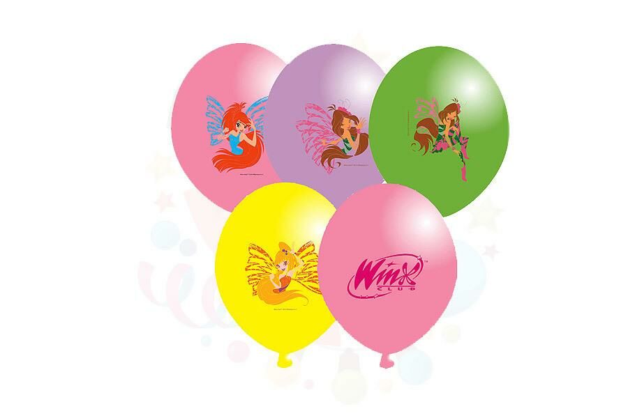 BALON BASKILI LİSANSLI WINX 100'LÜ