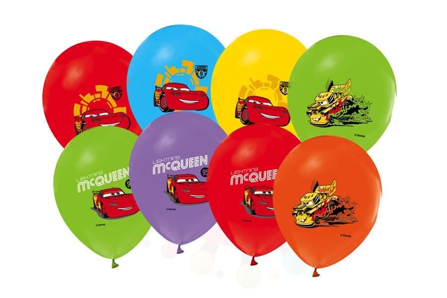 BALON BASKILI LİSANSLI CARS 100'LÜ