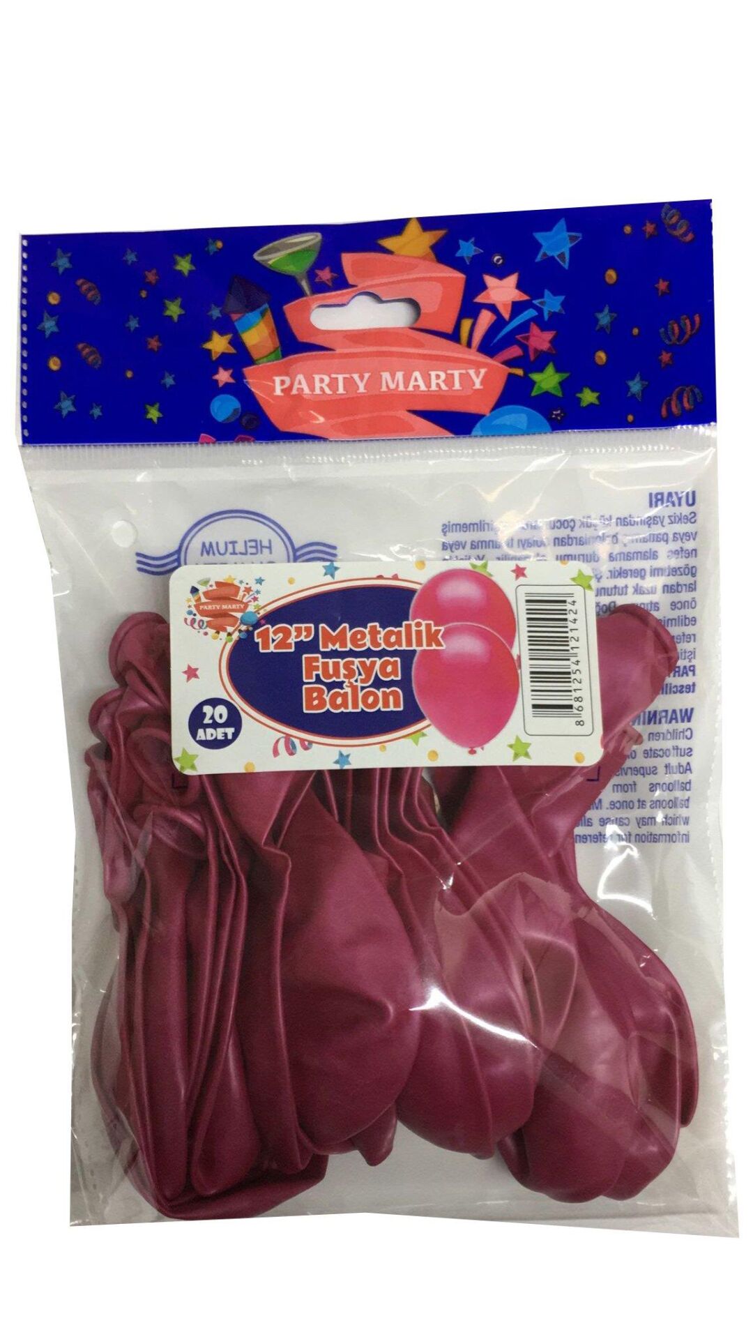 BALON PERAKENDE METALİK RUBY 20 Lİ