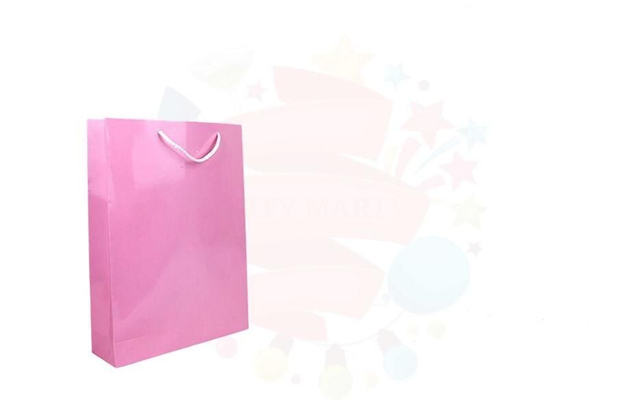 ÇANTA KARTON SELOFANLI 17*26 PEMBE 25'Lİ